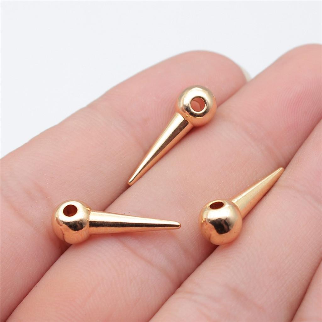 Accessories Parts Cone Shape Pendant End Beads Vintage Jewelry Supplies SA051