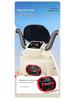 Children's Electric Two-Seater Motorcycle: Rechargeable Three-Wheeler Toy for Boys and Girls