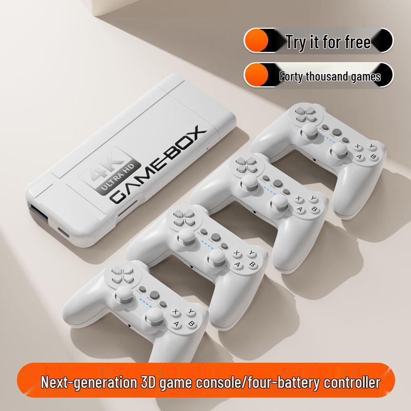 Retro HD TV Game Console: Classic Arcade Racing & Puzzle, Two-Player Sega Edition