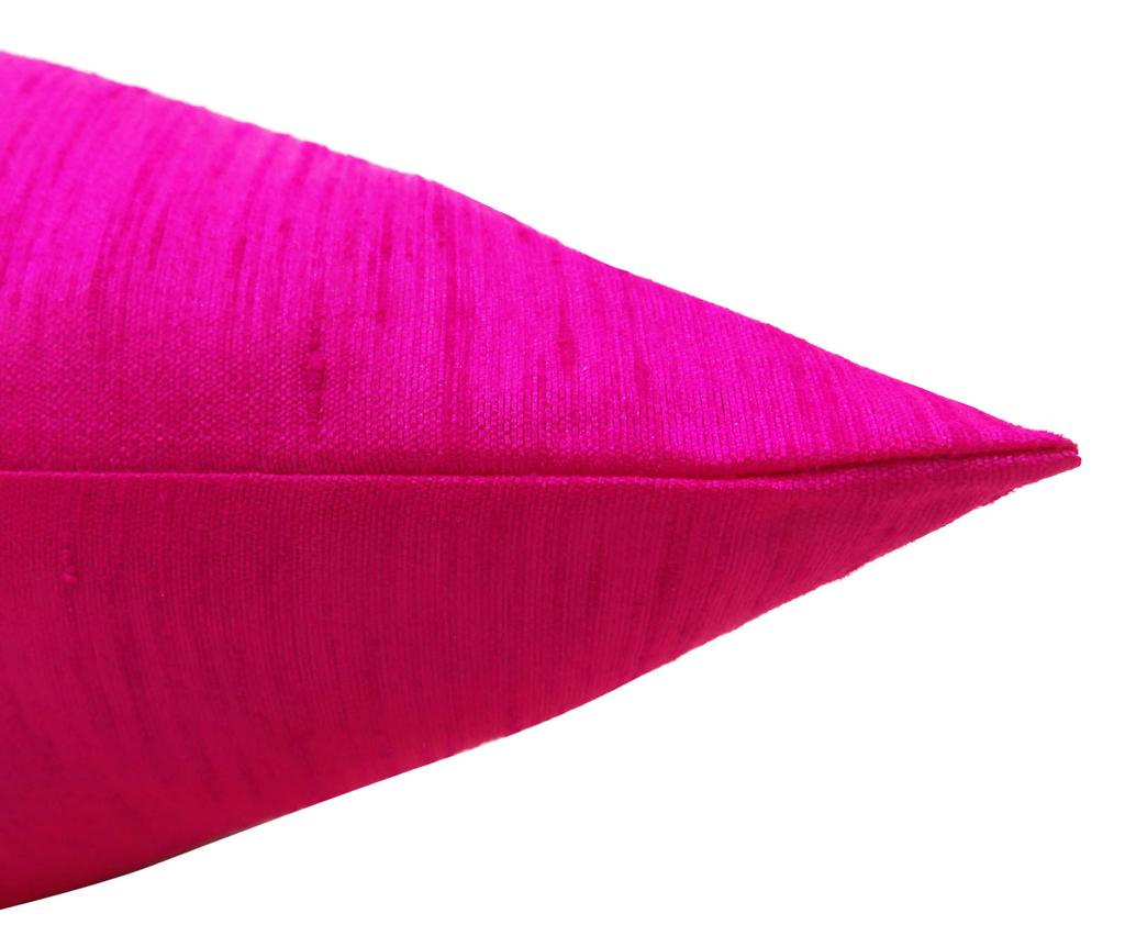 Pillow Sham Solid Magenta Dupion Silk Throw Home D    Cor Cushion Cover - Choose