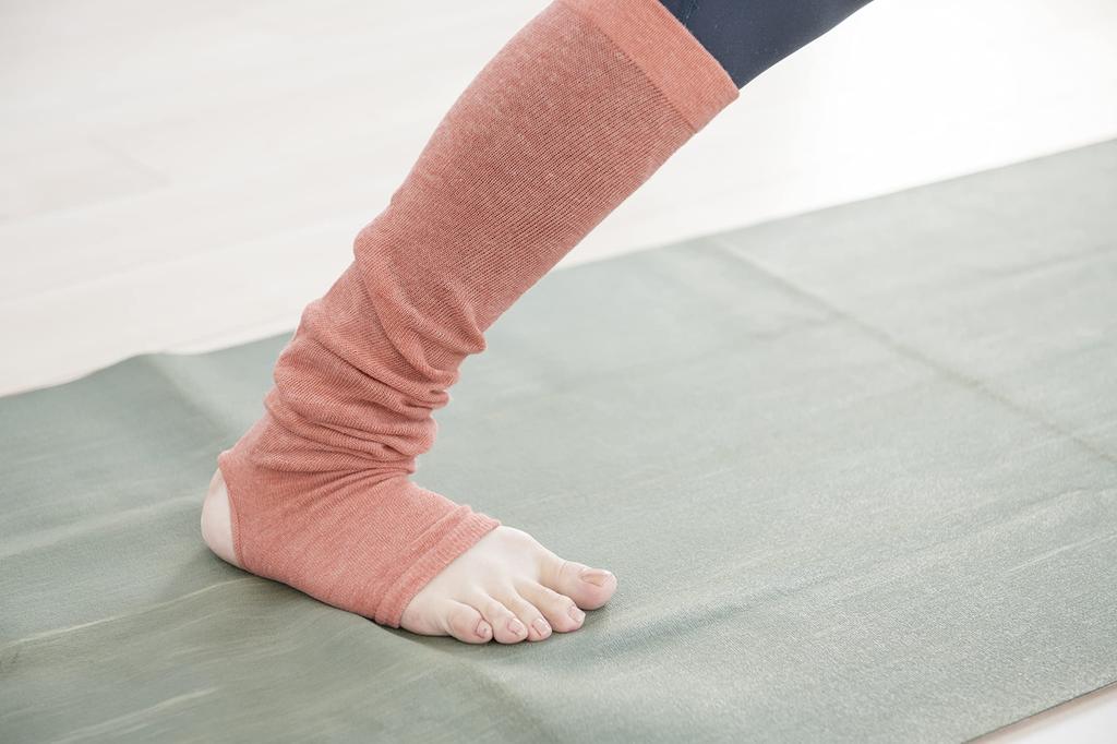 Servan Leg Designed with Yoga Teachers To Prevent Heather Warmers, Cold, Rose, 2-Pack