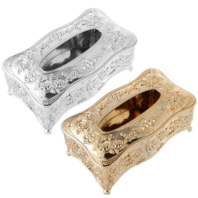 Luxury Kitchen Tissue Storage Box European-style Acrylic Tissue Box Handkerchief Tissue Holder Household Storage Supplies