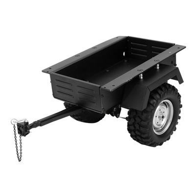 Aluminum Alloy Trailer Car Highly Simulation RC Car Vehicle Model Children ToyBlack