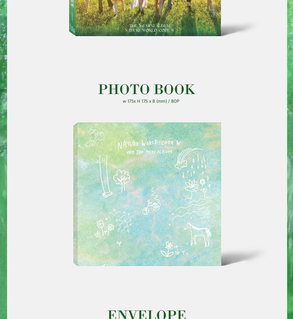 NATURE - Mini 3rd Album [NATURE WORLD : CODE W]