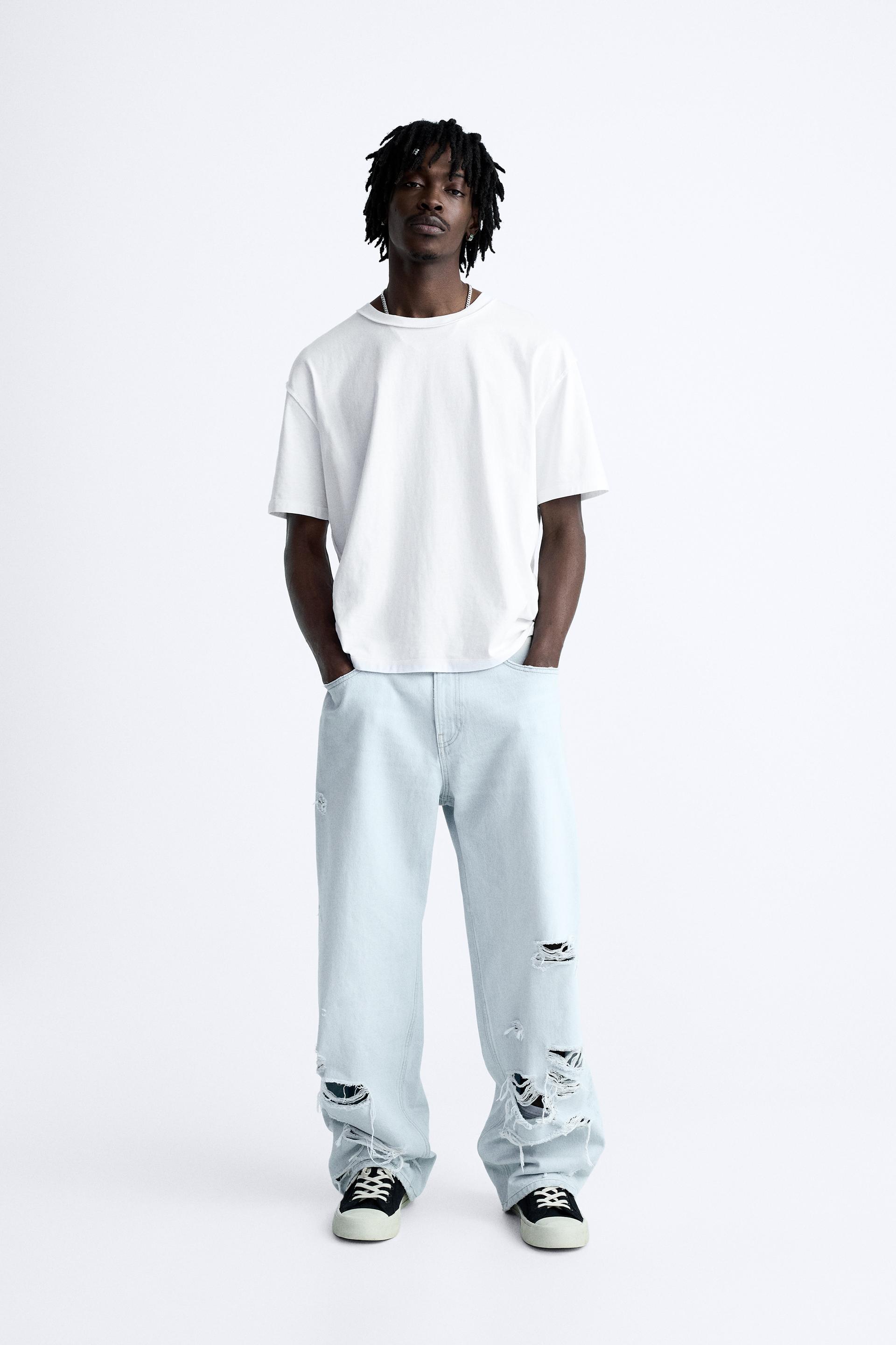 

РВАНЫЕ ДЖИНСЫ СВОБОДНОГО КРОЯ