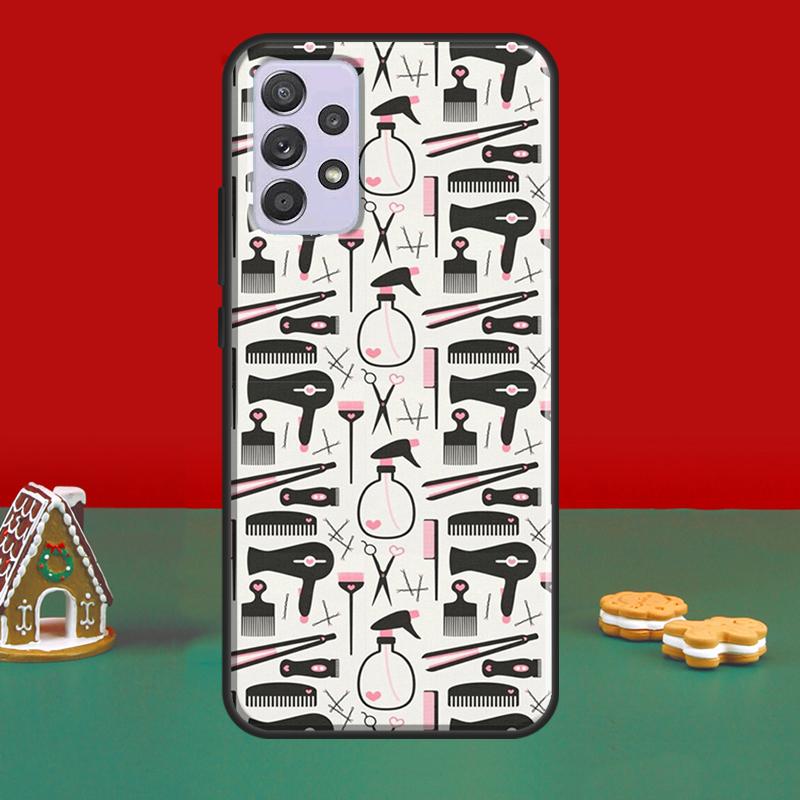 Friseur Friseurkoffer für Samsung A52S A12 A32 A42 A52 A72 A51 A71 A31 A11 A40 A50 A70 A21S Handyhülle