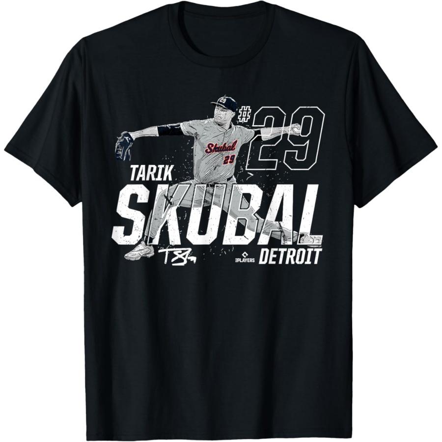 

Dynamic Pose Tarik Skubal Detroit Baseball MLBPA T-Shirt XXXXXL чорний