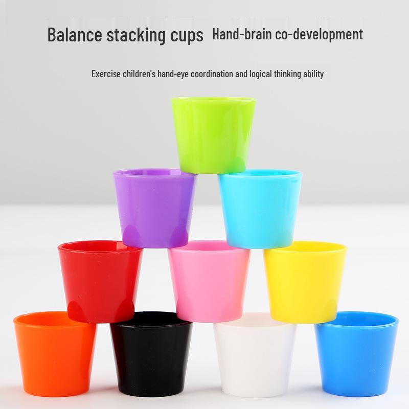 CPCE Educational Toys: Color Sorting and Recognition Set with Balls and Cups