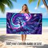 Tree of Life Theme Beach Towel Personalized Custom Name & Text Soft Quick Dry Beach Towel for Swimming Travel