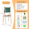 Adjustable Double-Sided Magnetic Drawing Board & Blackboard for Kids - Freestanding, Home Use, Ideal for Primary Students