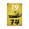 Metal Tin Poster 80s GTI Sports Classic Car Retro Metal Tin Sign Plaque Poster for Bar Club Wall Home Vintage Wall Plate Pendant