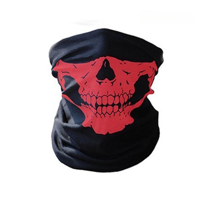 Multi-functional eight Color Skull Bandana Helmet Camping Halloween Neck Face Mask Paintball Ski Sport Headband Hiking Scarves