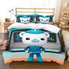 Exquisite 3D The Octonauts Wallpaper Barnacles Digital Printing Bedding Set Duvet Cover Comforter Bed Youth Kids Girl Boys Gift