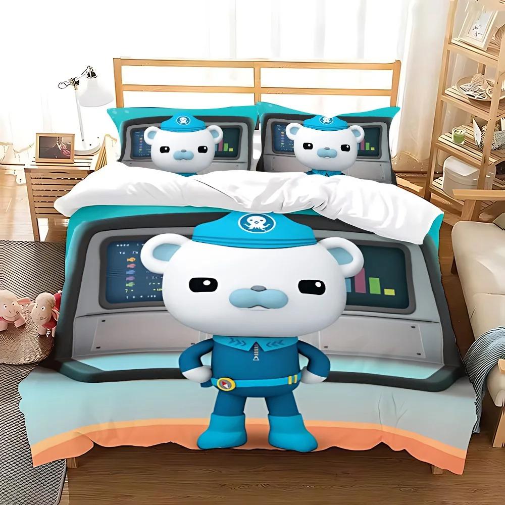 Exquisite 3D The Octonauts Wallpaper Barnacles Digital Printing Bedding Set Duvet Cover Comforter Bed Youth Kids Girl Boys Gift
