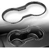 For Ford Cup Holder Cover Frame Trim Fit 2015+ Ford Mustang Interior Accessories