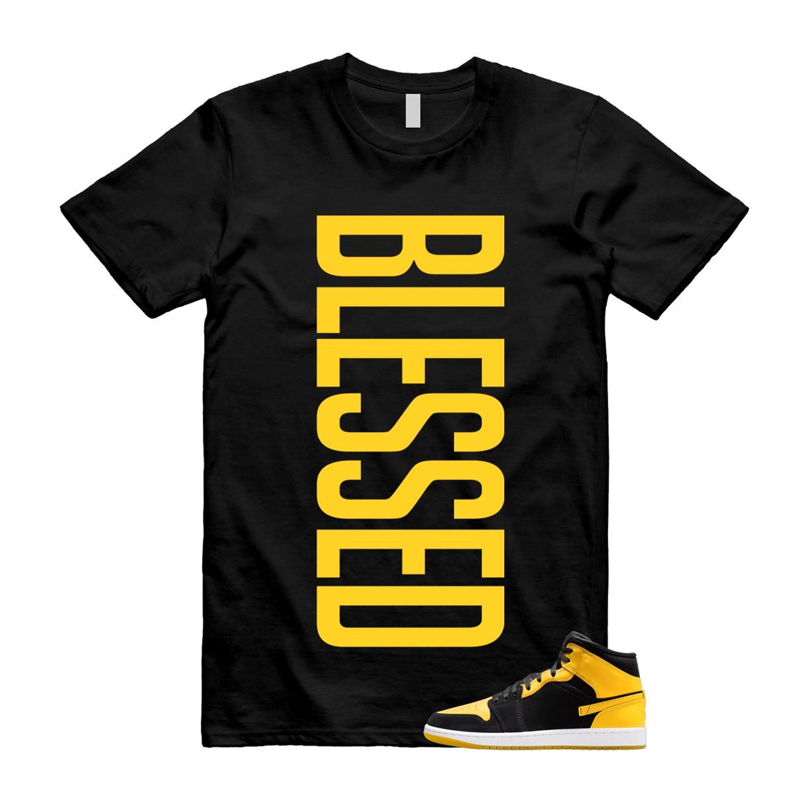 1 New Love Black Varsity Maize Yellow 2025 T Shirt Match VERTBLS XL