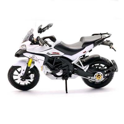 1/12 Ducati MTS Enduro Druckguss-Motorradmodell Spielzeugfahrzeugsammlung Autobike Shork-Absorber Offroad-Autocycle Spielzeugauto