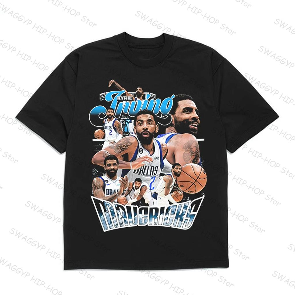 2025 Grams Cotton Kyrie Irving Sports T-shirt Uncle Drew Hip Hop Men's Women's Short-Sleeved Tops ins y2k hot sell new brand