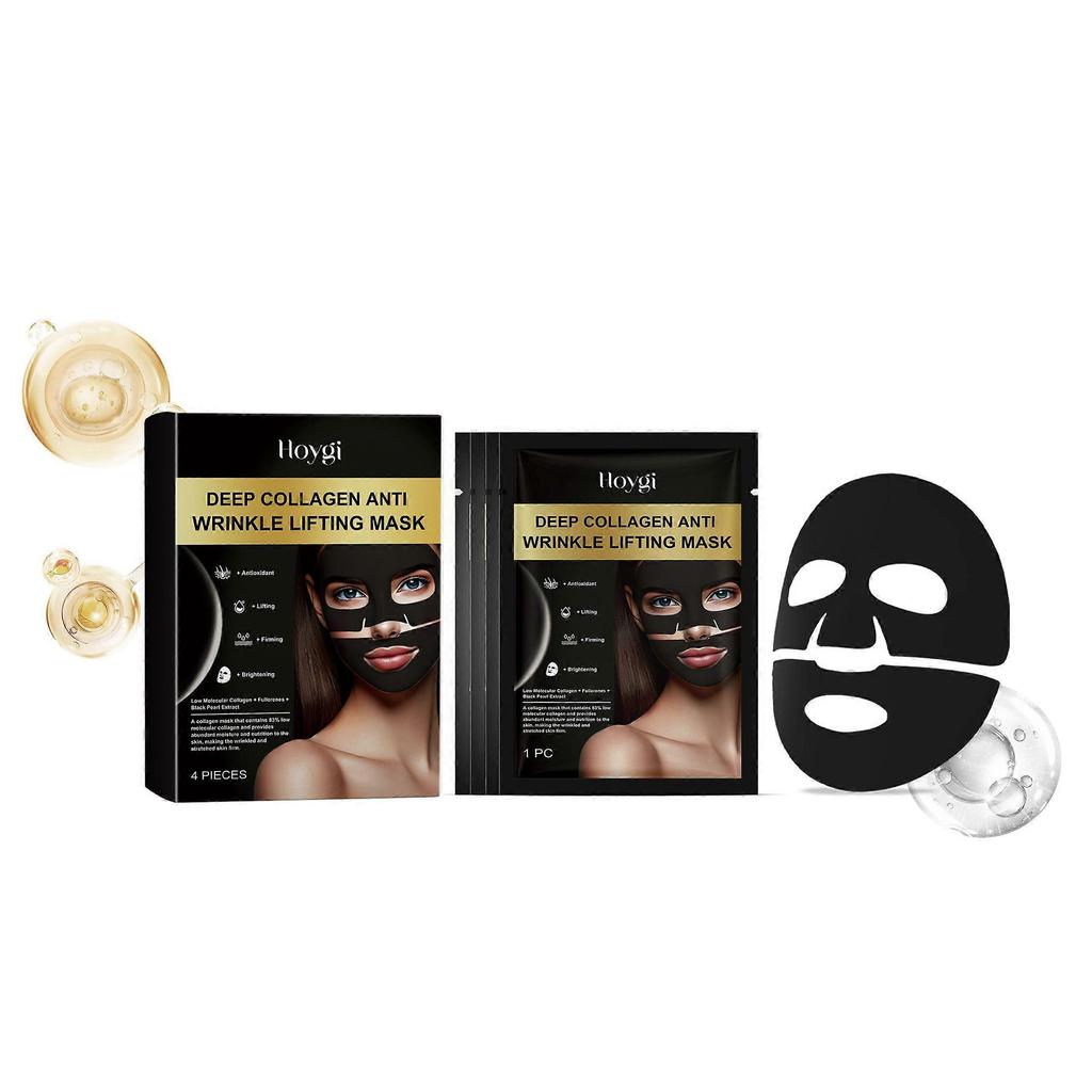 Hoygi Collagen Moisturizing Face Mask (Boxed) Gentle Nourishing, Moisturizing, Repairing, Firming, Reduces Fine Lines, Softens Skin
