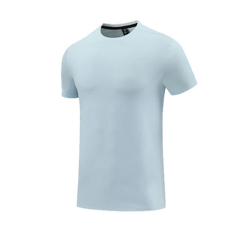 Men's Cotton-Feel Moisture-Wicking Quick-Dry Sports Tee with Print