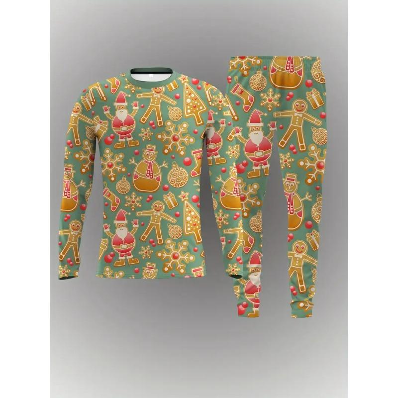 

Рождественский комплект одежды Весна Осень Мужской Женский Мода 3D-печать Модный Повседневный Спортивный костюм Толстовка Штаны для бега 2 шт. Комплекты XL