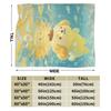 Poms Poms Purins Blanket  Warm Novelty Plush Throw Blanket For Children Couch Chair Sofa Bed Flannel Bedspread Bed Cover
