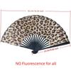 Chinese Style 23 Cm Kung Fu Fan Gradient Colorful Reflective Folding Hand Fan Personality Foldable Hand Rave Fan Music