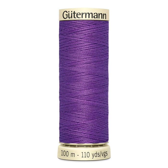 Lot de 5 bobines 100m Fil 100% polyester Gutermann Ref 788988 - Att 571 - violet