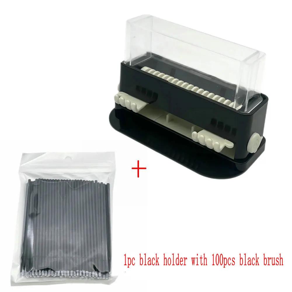 Dental Micro Applicator Dispenser Dental Cotton Micro Brush Tip Bendable Sticks Dentist Material Applicator Box Lab Tools