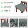 4Pcs Universal Stretch Chair Seat Cover Washable Dirt-resistant Chair Slipcover  Office