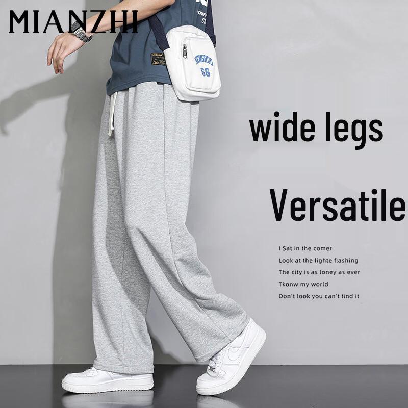 Men s Cotton Blend Casual Straight Leg Trousers M