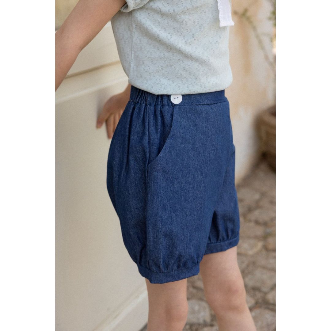 Perrobebe Margot Denim Cotton Pants for Kids S