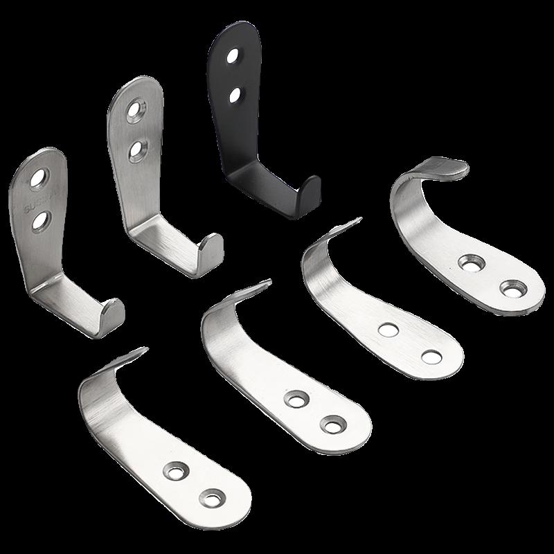 Outdoor Thickened Stainless Steel Solid Single Hooks