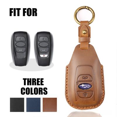 Husă Cheie Aplicabilă pentru Subaru LishiVSForester Handmade Husă Cheie Nord Americană Piele Naturală
