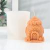 Easter Rabbit Cottage Floral Easter Egg Candle Mold DIY  Egg Shells With Rabbit Cutouts Candles Soap Plaster Home Decor Gift