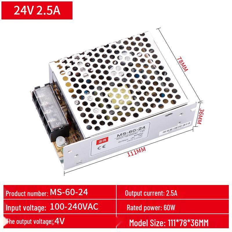 MS Series 1000W Switched-Mode Power Supply, AC 220V To DC 5V/12V/24V/36V/48V Module