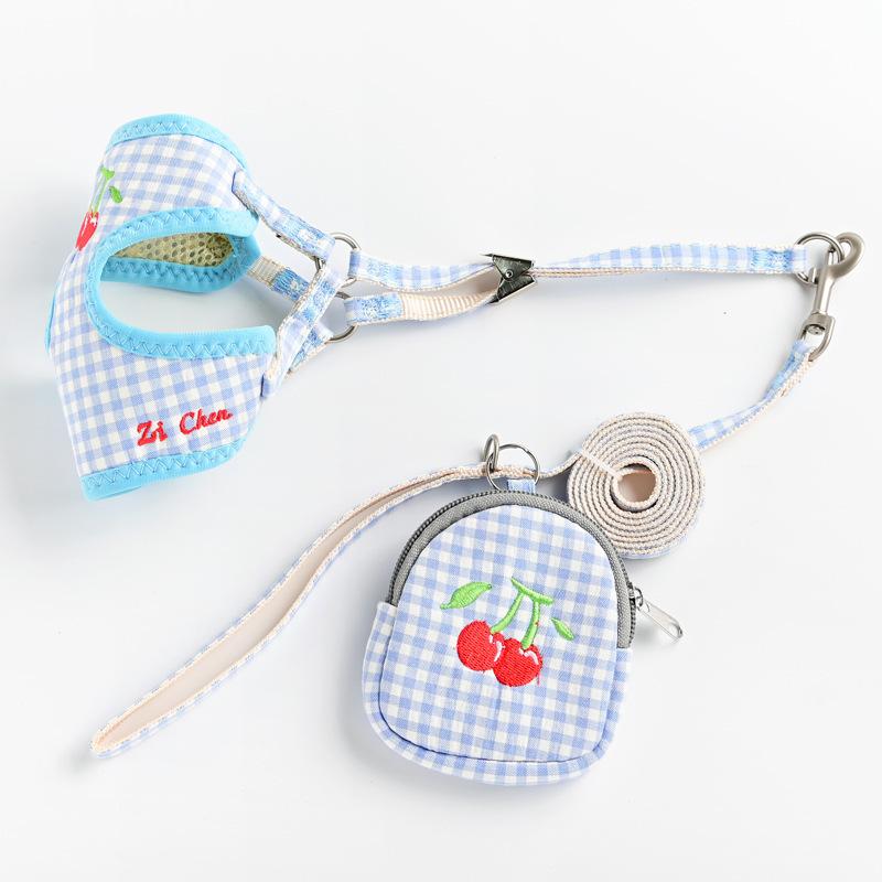 Pet Products Cat Dog Leash Vest Chest Strap Small Dog Anti-break Free