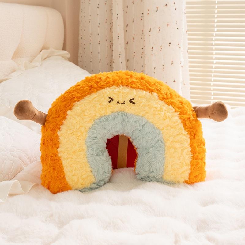 Minimalist style star pillow, cute sun cloud plush toy, bedside waist pillow, sleeping doll