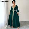 Ruffled Floral Collar Long Sleeve Dress for Women, Elegant Court Style