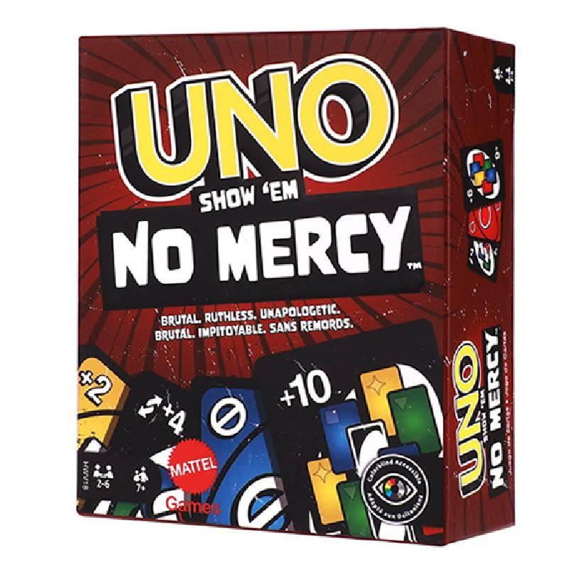 Uno Em Show No Mercy Poker Card Board Game Family Party Prop Educational Toy