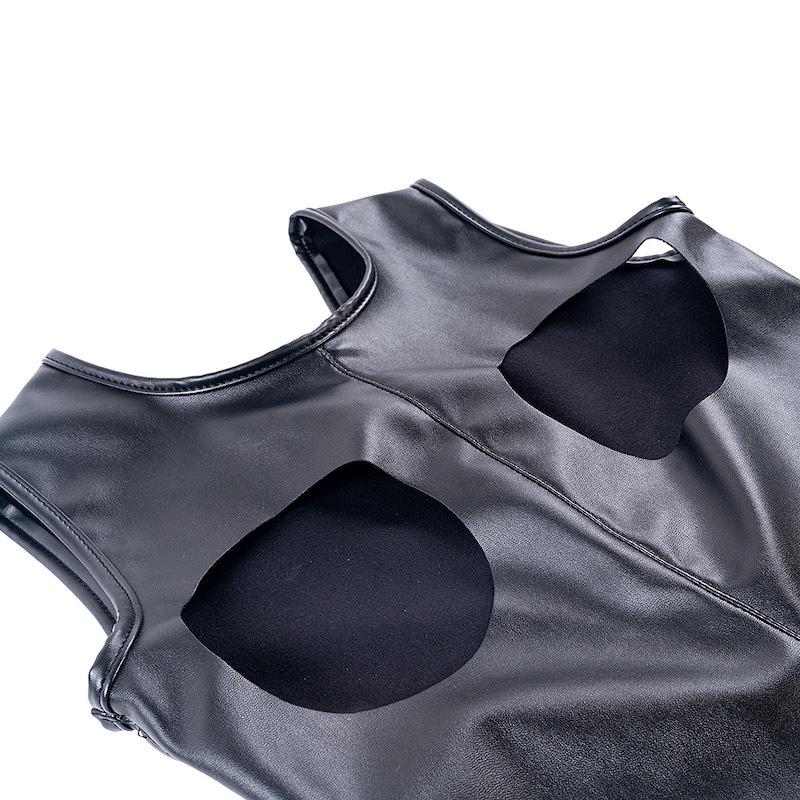 Lace Binding Open Crotch Bodysuit Restraint for Men & Women