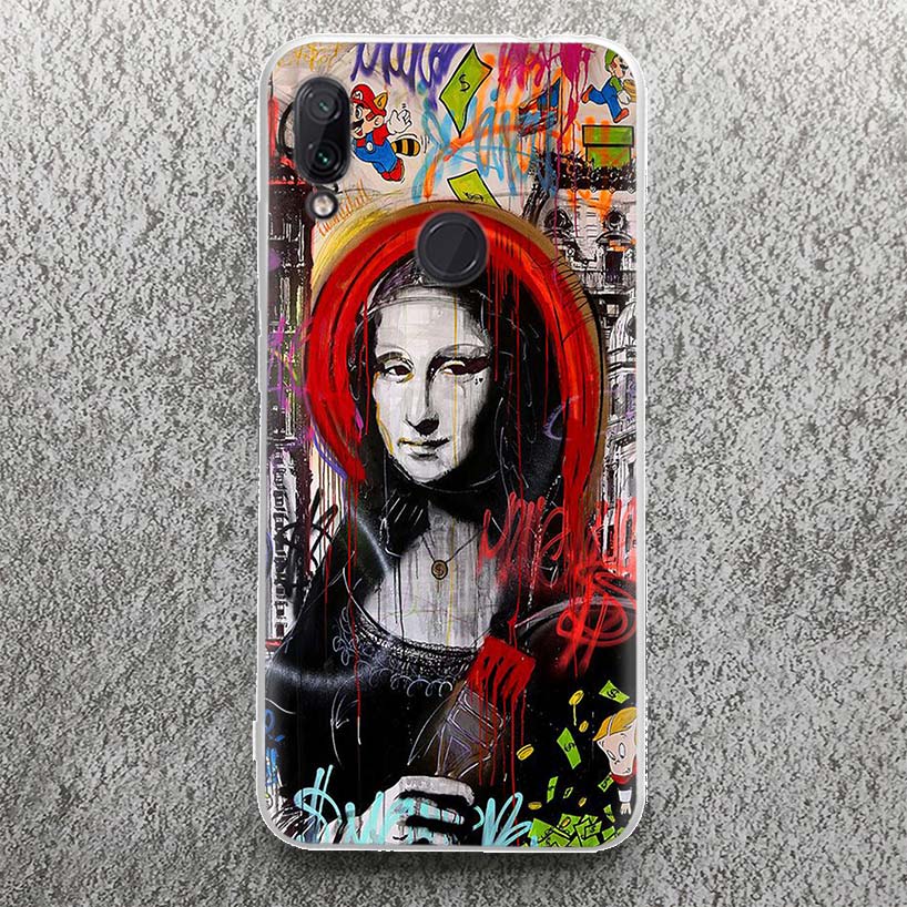 Banksy Graffiti Art Print Soft Case for Xiaomi Redmi Note 10 9 9S 8 Pro 7 Phone Shell Mi 15 Ultra 14 12T 11T 10T 9T 12 11 Lite M