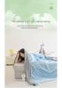 Cool Silk Pure Color Summer Quilt - Lightweight, Machine Washable, Thin Blanket for Air Conditioning