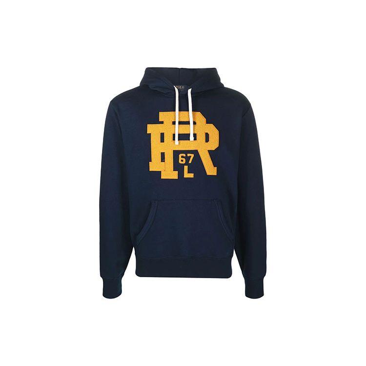 

Мужские толстовки с капюшоном Polo Ralph Lauren с логотипом, синяя 710850318-001 S