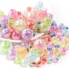 15-100Pcs/lot Acrylic Cracked Crystal Beads 8-18mm Light Colored Loose Beads For Jewelry Making DIY Bracelet Necklace Supplies