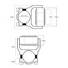 High Quality CNC Aluminum Alloy 4Color 22-28mm Adjustable Motorcycle Waterproof Luminous Handlebar Mount Clock