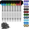 1 Set Dart Kit Bendable Colorful Multiple Styles Metal Dart Sport Set for Gym