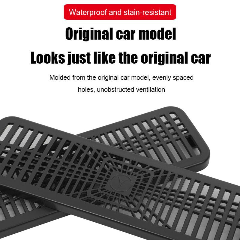 Air Outlet Under Seat Protective Cover For Tesla Model Y Launch 2025-2020 Model 3 Highland 2024-2017 1 Pair Vent Mesh Filter