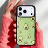 Cute Avocado Phone Case for iPhone 17 16 15 14 13 Pro Max Back Cover for 12 11 Pro Coque