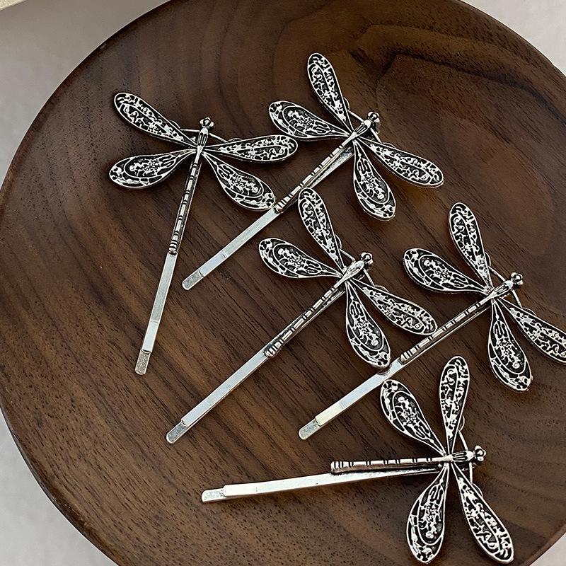 Vintage Dragonfly Barrettes Hairpin Hair Clips For Women Girls Headwear Bangs Side Hair Accessories